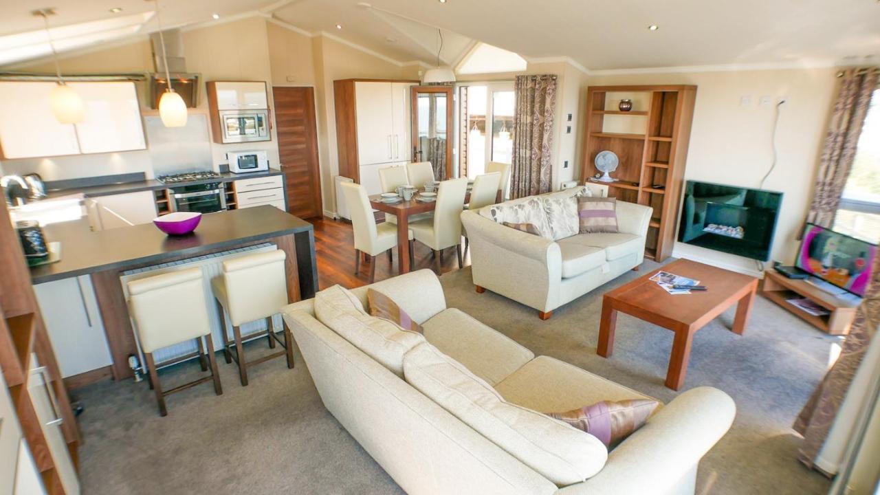 Luxury 3 Bed 2 Bath Lodge With Sea Views! Exmouth Extérieur photo
